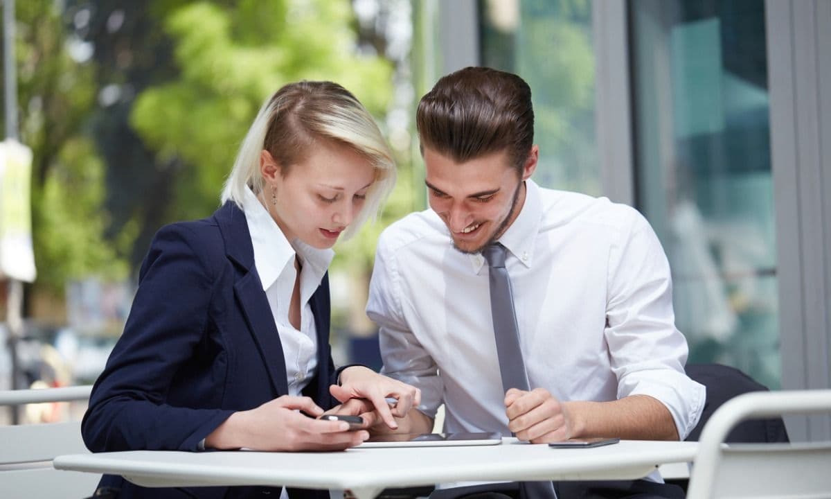 A candidate at a test center 