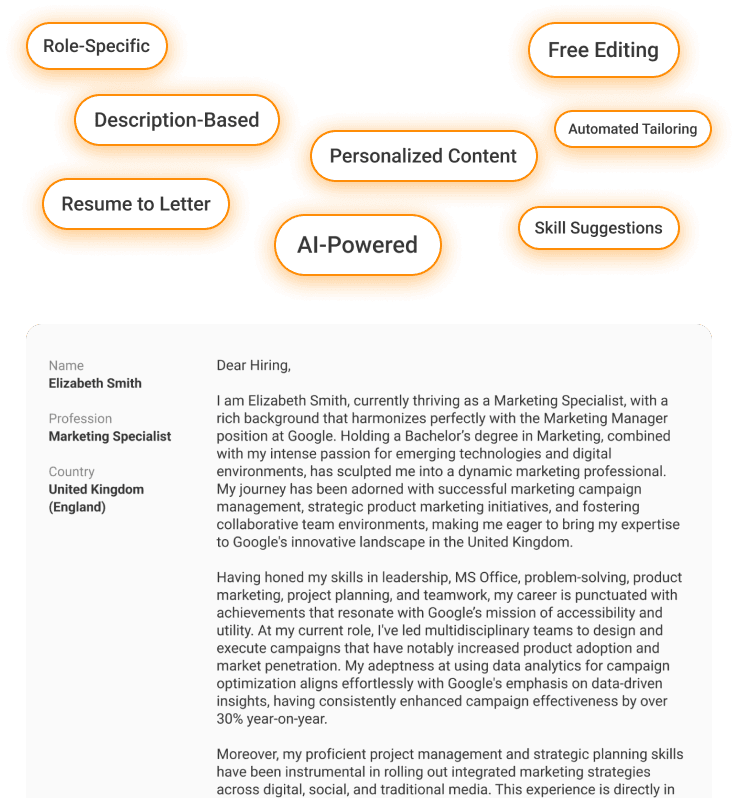 Cover Letters That Impress: Effortlessly Tailored, Perfectly Crafted